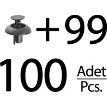 İnnovareauto Toyota, Lexus Için Tampon Klips- 100 Adet