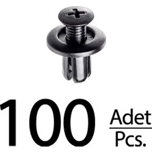 İnnovareauto Hyundai Accent Elantra Santa Fe Sonata Tucson Mazda Için Davlumbaz ve Tampon Klips- 100 Adet