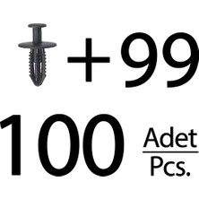 İnnovareauto Mercedes Için Tampon Klips- 100'LÜ