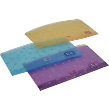 Abka Fermuarlı Dosya Kalemlik Zip Gençlik Karışık Renk (12 Li Paket)