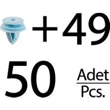 İnnovareauto Hyundai, Kia Için Kapı Döşeme Klipsi- 50 Adet