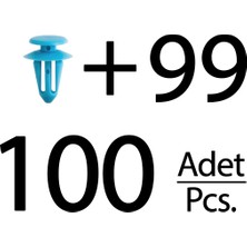 İnnovareauto Fiat Fiorino Için Marşpiyel Klips- 100'LÜ