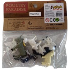  asya oyuncak hayvan seti pvc c5865-0120-24