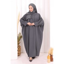Bym Fashion Yarasakol Elbise Şal Hediyeli 2398 Antrasit