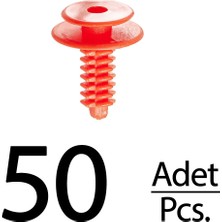 İnnovareauto Fiat Iveco Lancia Için Kapı Döşeme Sabitleme Klips - 50 Adet