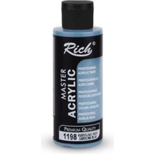  rich akrilik boya master 120 cc karolina mavi 120-1198