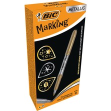 Bic Permanent Markör Kalem İntensity Altın Gümüş 950466 (12 Li Paket)