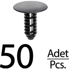 İnnovareauto Fiat Ducato Için Döşeme Klips-Siyah- 50 Adet