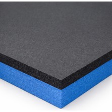 Kaizen Market 5s Köpüğü Çift Katmanlı Mavi + Siyah Plaka (100CM x 100CM x 3+1cm) 3 'lü Paket