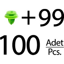 İnnovareauto Honda Için Döşeme Klips- 100'LÜ