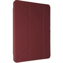 Elma Shop   Pad Se Kılıf Kalemlikli Mars Tablet Kılıfı - Mürdüm