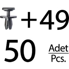 İnnovareauto Peugeot, Opel, Citroen Için Tampon ve Davlumbaz Klips- 50'li