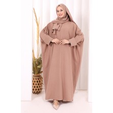Bym Fashion Yarasakol Elbise Şal Hediyeli 2398 Somon