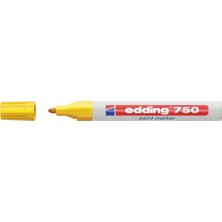Edding 750 Markör (Dekor) Boya Kalemi 2-4 Mm Sarı Yuvarlak Uçlu (10 Lu Kutu)