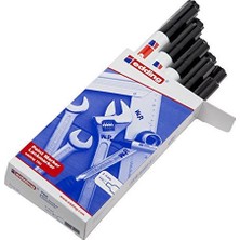 Edding 750 Markör Boya Kalemi 2-4 Mm Siyah Yuvarlak Uçlu (10 Lu Paket)