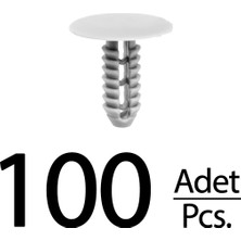 İnnovareauto Fiat Ducato Için Döşeme Klips-Gri - 100 Adet