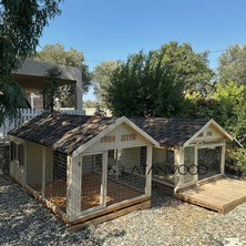 Latanwood Sumo Özel Ahşap Köpek Kulübesi