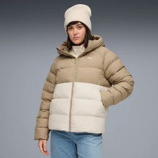 Puma Kadın Krem Puma Mono Hooded Jacket Krem ve Bej Kadın Kapüşonlu Kaz Tüyü Mont