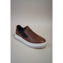 Modayak Manc Kahve Akıllı Bağcıklı  Gri Poli Taban Erkek Ayakkabı