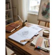 Veracraft Mandala Serisi Yetişkinler Için Boyama Kitabı - Premium Kalın Kağıt, Spiralli Meditasyon Defteri Floral Art Boyama Sayfaları ve Sürpriz Hediyeli