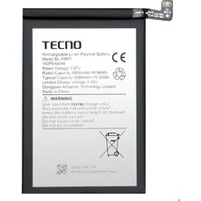 Senal Store Tecno Camon 19 Pro Batarya Pil Sıfır BL-49MT Senalstore