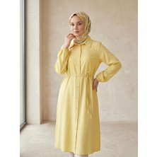 Foremia Uzun Tensel Tunik-Sarı -