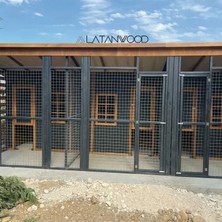 Latanwood Malta Ahşap Köpek Kulübesi