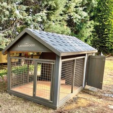 Latanwood Boxy Ahşap Köpek Kulübesi