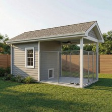 Latanwood Kennel Ahşap Köpek Kulübesi