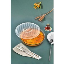 Piev Pratik Yuvarlak Borcam Kapağı Şeffaf