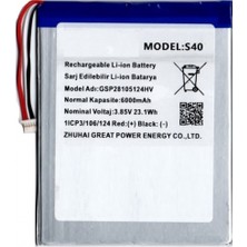 Senal Store Casper Via S40 L40 Tablet Için Batarya Pil 6000 Mah Senalstore