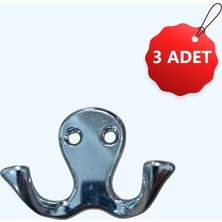 Efeli Yapı Nova 3 Adet Krom Vestiyer Askısı
