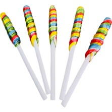 Honey Candy Balcı Şekerleme Küçük Boy 10 Adet 13 gr Burgu Şeker Karışık Renk  Sosyete Şeker Lolipop Çocuk Doğum Günü