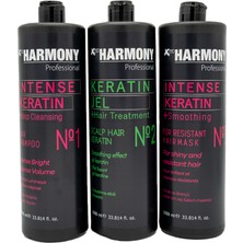 x Pro Harmony 3'lü Keratin Saç Bakım Seti Şampuan + Keratin Jel + Maske 3X1000 ml