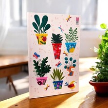 Thinkbook Butterfly 13X21 Renkli Kağıt Butik Defter