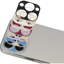 Senka Newface Iphone 13 Pro Max Rainbow Kamera Lens Koruma Cam - Mor