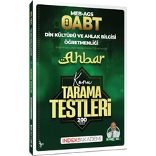 Akm Kitap Öabt Meb Ags Din Kültürü ve Ahlak Bilgisi Ahbar Konu Tarama Testleri Indeks Akademi