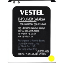 Senal Store Vestel Uyumlu Venüs V3 5580 Batarya Pil VS-BAT-3045 Senalstore