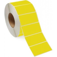 ŞEYLİŞEYLER Şeylişeyler – Sarı Eczane Etiketi – 60×40 mm – 1000 Sarım – 30 Rulo