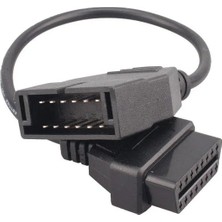 Calperia Obd2 Uzatma Kablosu, 12 Pin, Arıza Tespit Cihazı Için Uygun