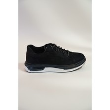 Modayak Ata M2001 Siyah Bağcıklı Beyaz  Taban Cassual Erkek Ayakkabı