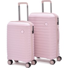 Elatae Ground 2’li Valiz Seti Kabin + Orta Kırılmaz Pp Hafif 360° Sessiz Teker 010663