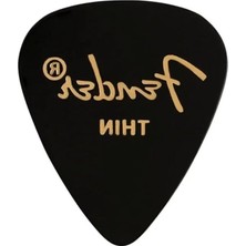 Calperia Premium Gitar Penasının 1 Adeti, Ince Siyah Şekil