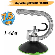 Badem10 Tekli Kaporta Göcük Çektirme 7.5 cm Vantuz Cam Vakumlu Fayans Ahşap Tutucu Taşıma Araba Alüminyum