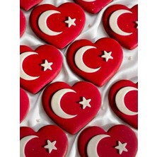 Maku Home Milli Bayram , 23 Nisan ,29 Ekim , 19 Mayıs , Türk Bayrağı Temalı Butik Kurabiye 20 Li