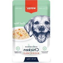 Calperia 100 Gram Tavuk ve Sebze Yaş Köpek Maması, Lezzetli ve Besleyici