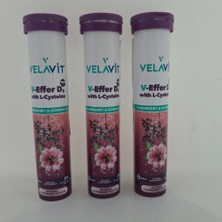 Velavit V-Effer D3 With L-Cysteine 20 Efervesan Tablet 3'lü Hızlı Immun Paket- Kofre