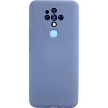 Tecno Camon 16 Kılıf Nano Içi Kadife - Gri