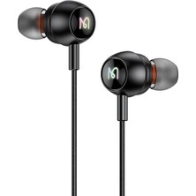 Mcdodo HP-5830 Type-C Rgb Işıklı Kablolu Kulak Içi Kulaklık Siyah