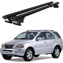 Today Auto Venüs Kia Sorento (2002-2009) Uyumlu Siyah Ara Atkı Port Bagaj Tavan Barı